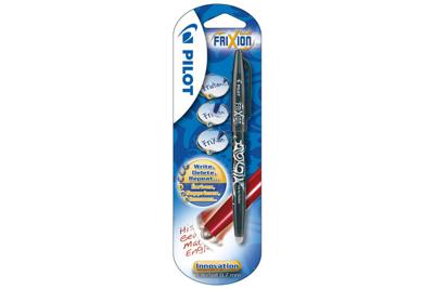 Rollerpen pilot frixion bl-fr7 m blister zwart Rollerpen pilot frixion bl-fr7 m blister zwart