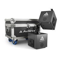 Avilexx 2x Sparkus 5 Sparkular machine + flightcase set - thumbnail