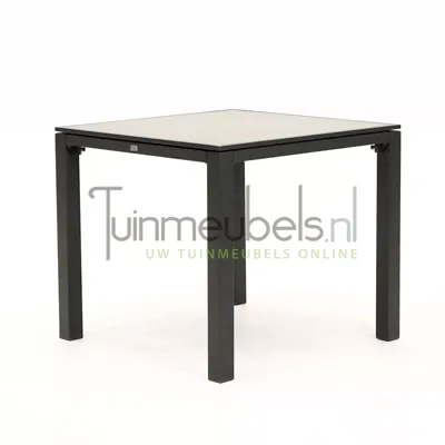 Tuintafel Romane vk keramiek grijs L80B80 cm