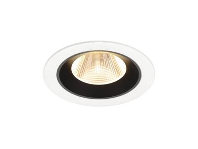 SLV InbouwspotNuminos M wit/zwart 2700K - 20gr - 1009604