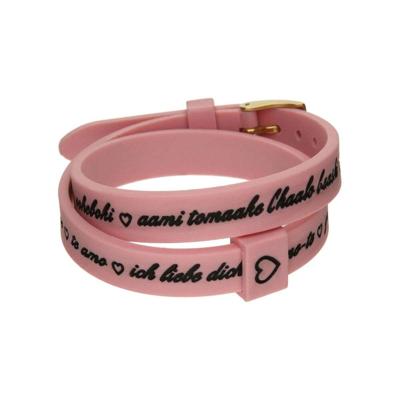 Armband Dames il mezzometro I LOVE YOU GOLD - BRACCIALE IN SILICONE/SILICONE BRACELET Armband Dames il mezzometro I LOVE YOU GOLD - BRACCIALE IN SILICONE/SILICONE BRACELET