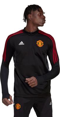Manchester United Trainingstop Senior 2022-2023 Black - Maat M - Kleur: Zwart | Soccerfanshop