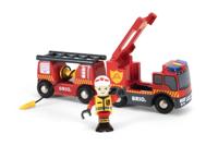 BRIO World - 33811 - Geluid en licht van de brandweerwagen - houten speelgoed - thumbnail