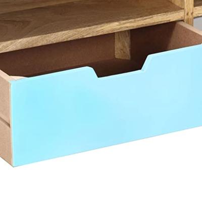 Tv-meubel 110x35x48 cm massief mangohout