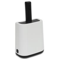 Rotho biala kattenbakschep + zakjes en houders wit - thumbnail