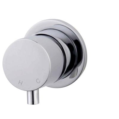 Amon Round Inbouw Mengkraan Zonder Uitloop Chroom Aqua Splash