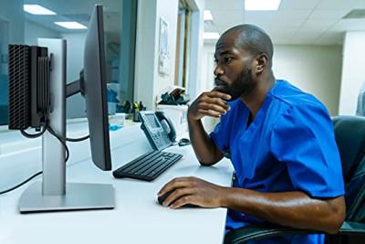 Dell Dell Micro Form Factor All-in-One Stand DELL-MFS22 Montagehouder 100 x 100 mm VESA-standaard, Staand Zilver Belastbaar tot: 5.8 kg