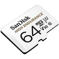 SanDisk High Endurance Monitoring miniSDXC-kaart 64 GB Class 10, UHS-I, UHS-Class 3, v30 Video Speed Class Incl. SD-adapter - thumbnail