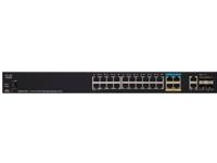 Cisco SG350X-24PD 24 poorten netwerkschakelaar zwart - thumbnail