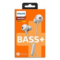 Philips Audio SHE4305WT/00 In-Ear Kopfhörer (Voluminöse Bässe, Integriertes Mikrofon, Geräuschisolation, Ergonomisches Design, 3 Ohrkappentypen) weiß - thumbnail
