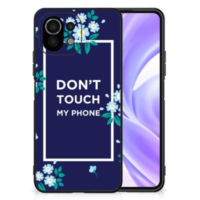 Xiaomi 11 Lite 5G NE | Mi 11 Lite | Telefoon Hoesje | Flowers Blue DTMP