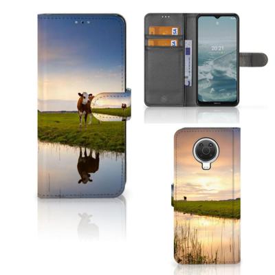 Nokia G10 | G20 | Telefoonhoesje | Met pasjeshouder | Koe