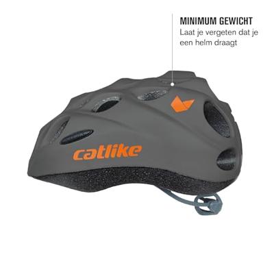 Buzaglo Catlike kinderhelm kitten maat s 52-55cm grijs