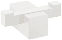 ZACK Carvo Handdoekhaak 6,5x4,5x2,6cm wit - thumbnail