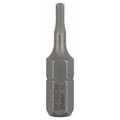 Bosch Accessories 2607001718 2607001718 Inbus-bit Aandrijving: 1/4 (6,3 mm) Uitvoering: Inbus 2 mm 25 mm