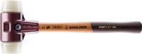 Halder Kunststofhamer | lengte 300 mm hoofd-d. 30 mm | hard hout | nylon wit | 1 stuk - 3008.030 3008.030 - thumbnail
