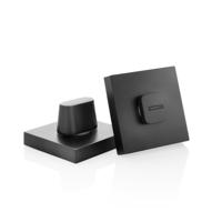 Mooi Deurbeslag WC slot zwart Nova21 - thumbnail