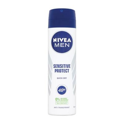Nivea Men deodorant spray sensitive protect 150 Milliliter Nivea Men deodorant spray sensitive protect 150 Milliliter