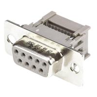 HARTING 09661187500 D-sub female connector 180 ° Aantal polen: 9 Snijklem 1 stuk(s) - thumbnail