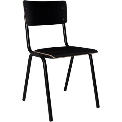 Zuiver Eetkamerstoel 'Back to School' kleur Zwart Zuiver Eetkamerstoel 'Back to School' kleur Zwart