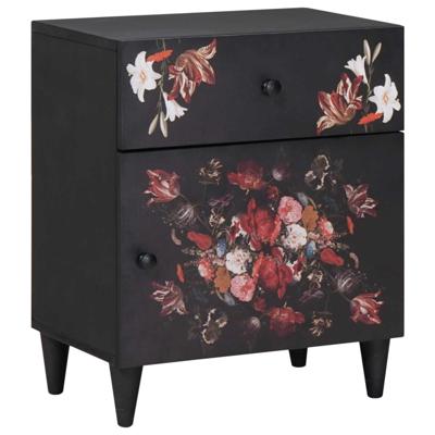 Nachtkastje Multikleur 50 x 33 x 60 cm Massief Mango Hout Nachtkastje Multikleur 50 x 33 x 60 cm Massief Mango Hout