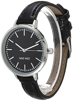 Nine West NW-2555BKBK (Ø 34 mm) Dames horloge
