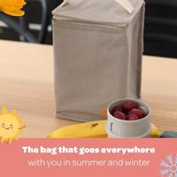 BEABA, Babymaaltijdzakje, geïsoleerd, parelgrijs - thumbnail