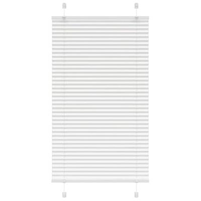 Pliss rolgordijn 80x100 cm stofbreedte 79,4 cm polyester wit