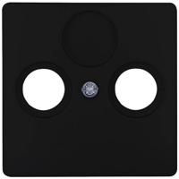 Kopp Paris mat zwart afdekplaat voor coax - 4625240 - thumbnail