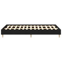 Bedframe Zwart eiken 140 x 190 cm Bewerkt hout - thumbnail