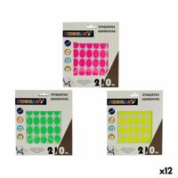 Klevende etiketten Ovalen 17 x 24 mm (12 Stuks) - thumbnail