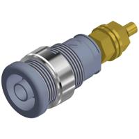 SKS Hirschmann SEB 2600 G M4 Veiligheids-labconnector, female Bus, inbouw verticaal Stift-Ø: 4 mm Grijs 1 stuk(s) - thumbnail