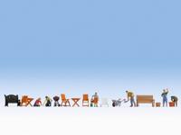 Noch 16215 H0 Figuren-Themaset „In de tuin“ - thumbnail