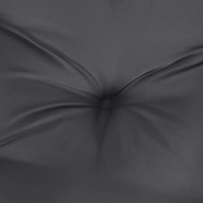 VidaXL Stoelkussens 6 st lage rug 100x50x7 cm stof gemêleerd antraciet - thumbnail
