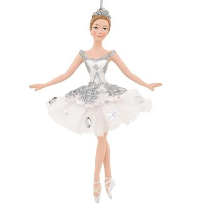 Resin Snow Queen Ballerina Ornament 5,75 inch - Kurt s adler