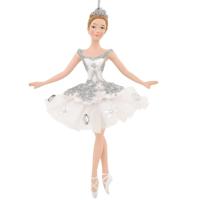 Resin Snow Queen Ballerina Ornament 5,75 inch kersthanger Kurt S. Adler - Kurt s adler - thumbnail