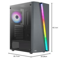 Aerocool Blade Zwart - thumbnail