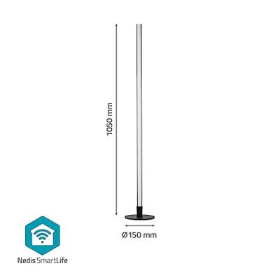 Nedis WIFILD20RGBW Smartlife Sfeerverlichting Wi-fi Tube 180 Lm Rgbic / Warm Tot Koel Wit 2700 - 6500 K 10 W Metaal / Siliconen