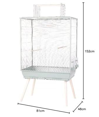 ZOLUX VOGELKOOI NEOLIFE GROEN 81X48X152 CM ZOLUX VOGELKOOI NEOLIFE GROEN 81X48X152 CM