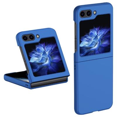 Lunso - Samsung Galaxy Z Flip5 - Backcover hoes - Blauw Lunso - Samsung Galaxy Z Flip5 - Backcover hoes - Blauw