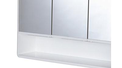 Plieger Spiegelkast Lymo met 3 Deuren 58x49,5x14,5 cm Wit Plieger Spiegelkast Lymo met 3 Deuren 58x49,5x14,5 cm Wit