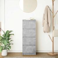 Dressoir 37,5x35x99 cm spaanplaat betongrijs - thumbnail