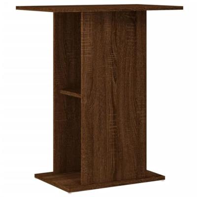 Aquariumstandaard 60,5x36x72,5 cm bewerkt hout bruin eikenkleur - thumbnail
