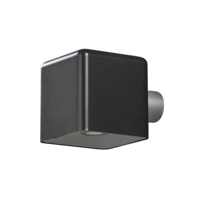 Wandlamp Amalfi kubus - Zwart