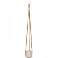 Rough Eco-line hangende bloempot XXXS 9x8 cm Charlie lichtgrijs - thumbnail