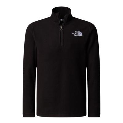 The North Face Glacier 1/4 Zip Fleece Kinderen TNF Black M