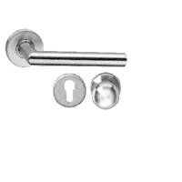 Wisselgarnituur recht hoek 90° brandvertragend op rozet + nok 7mm rvs - thumbnail