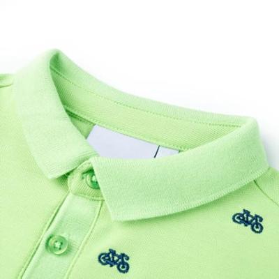 Kinderpoloshirt 92 neongroen