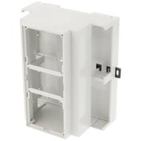 Hammond Electronics 1597DIN6MDH53 DIN-rail-behuizing Open 90 x 58 x 106 PPO Lichtgrijs 1 stuk(s) - thumbnail