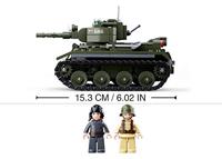 Sluban WWII - Russian light Tank (M38-B0686) - thumbnail